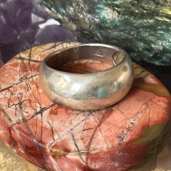 Vintage graduated sterling silver ring - Picture 3 of 10